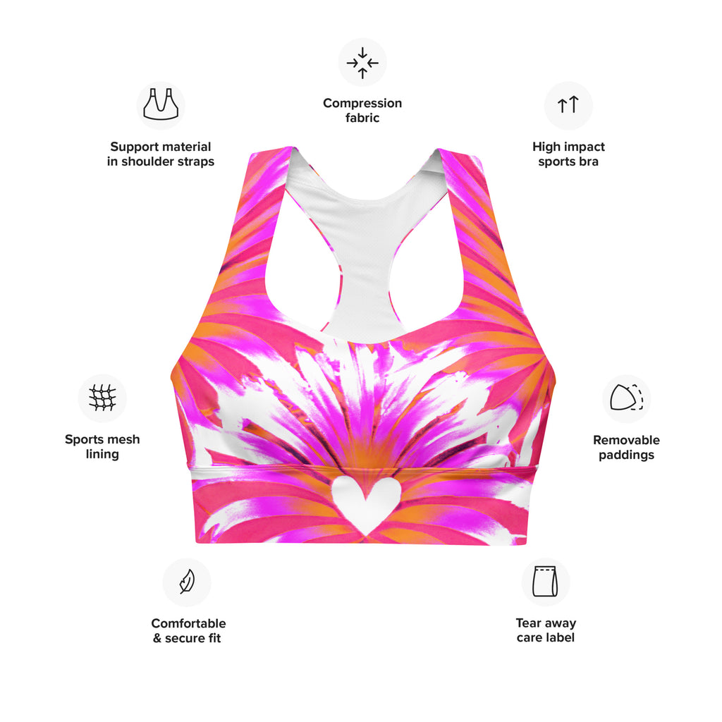 "Heartbeat Couture" Collection - Longline Sports Bra ZKoriginal