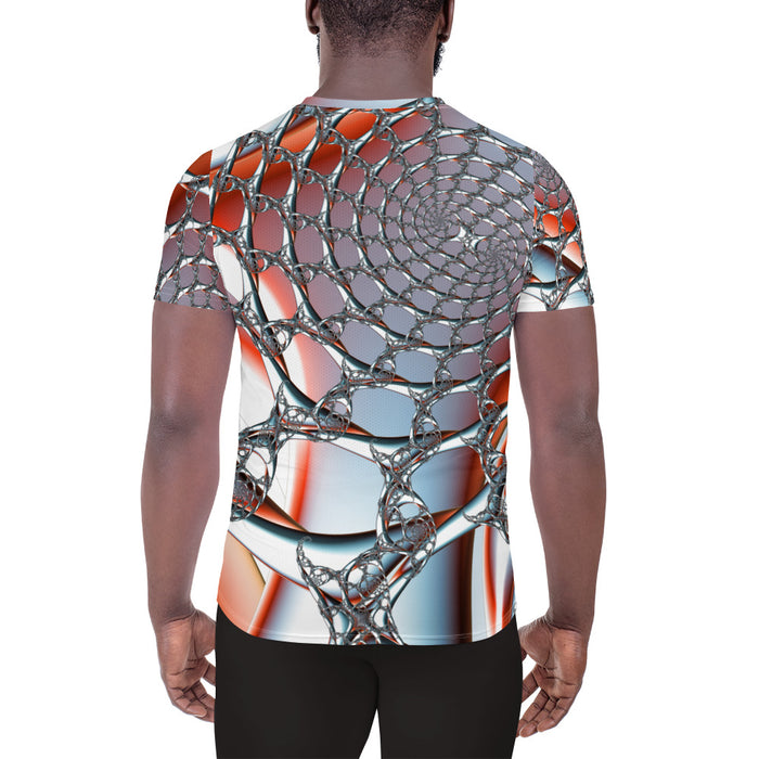 "Celestial Silk Threads" Collection - Designer Men's Athletic T-shirt ZKoriginal