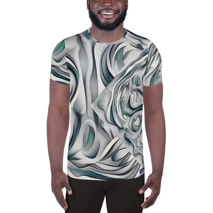 "Ethereal Hues" Collection - Men's Athletic T-shirt ZKoriginal