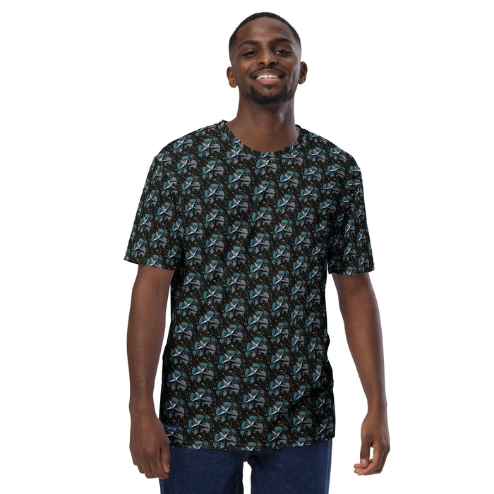 "Galactic Star Rain" Collection - Designer Men's t-shirt ZKoriginal