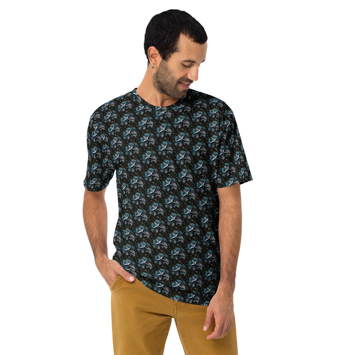 "Galactic Star Rain" Collection - Designer Men's t-shirt