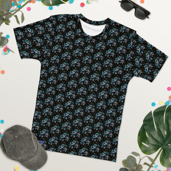 "Galactic Star Rain" Collection - Designer Men's t-shirt