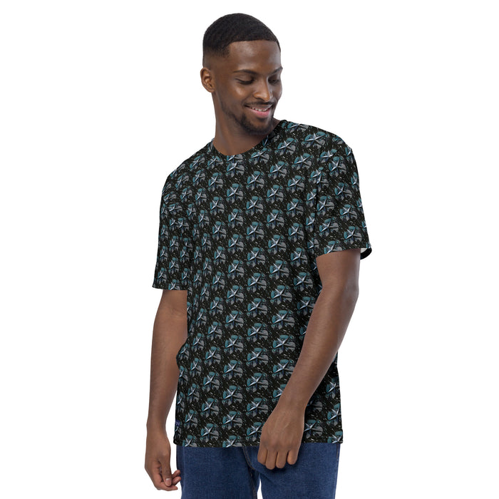 "Galactic Star Rain" Collection - Designer Men's t-shirt