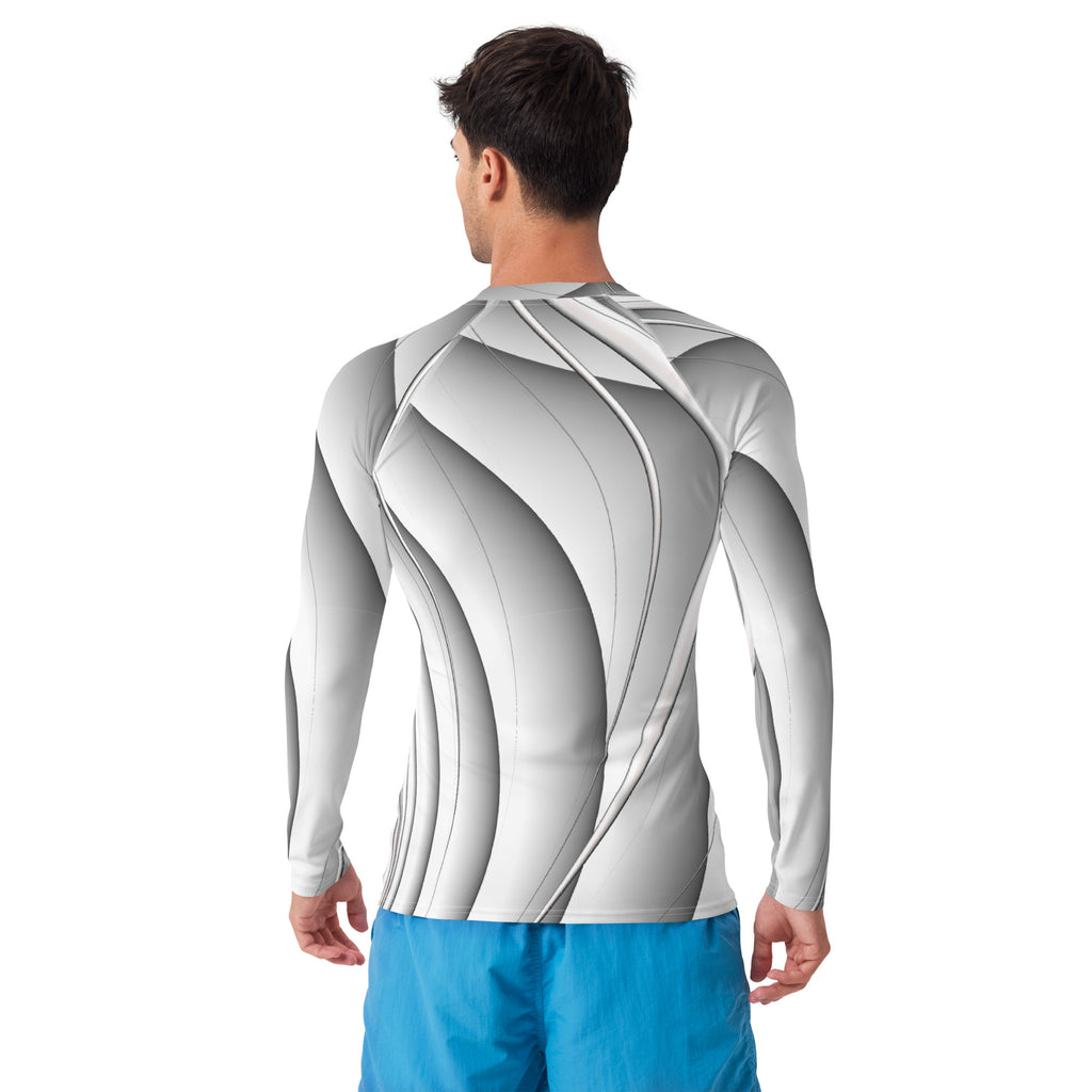 "Magnetic Wave" Collection - Men's Rash Guard ZKoriginal