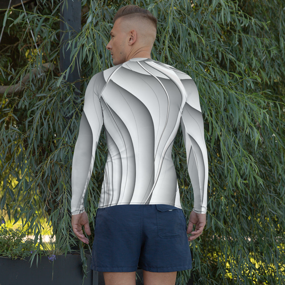 "Magnetic Wave" Collection - Men's Rash Guard ZKoriginal