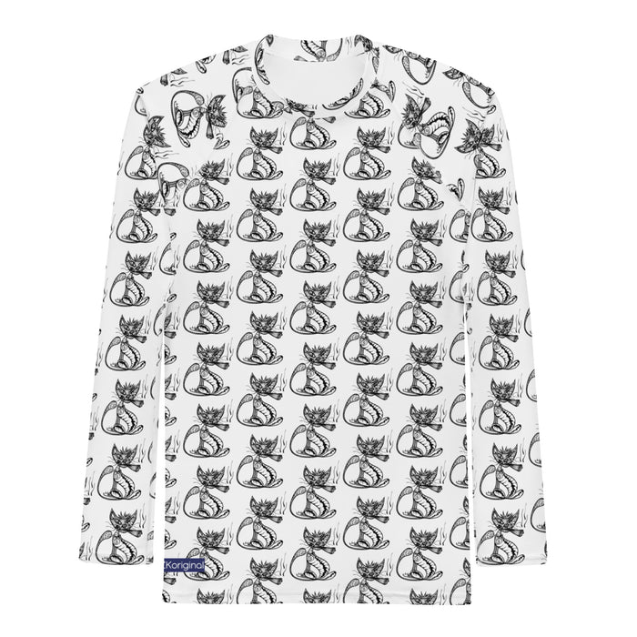 "Smoking Cat" Collection - Men's Rash Guard ZKoriginal