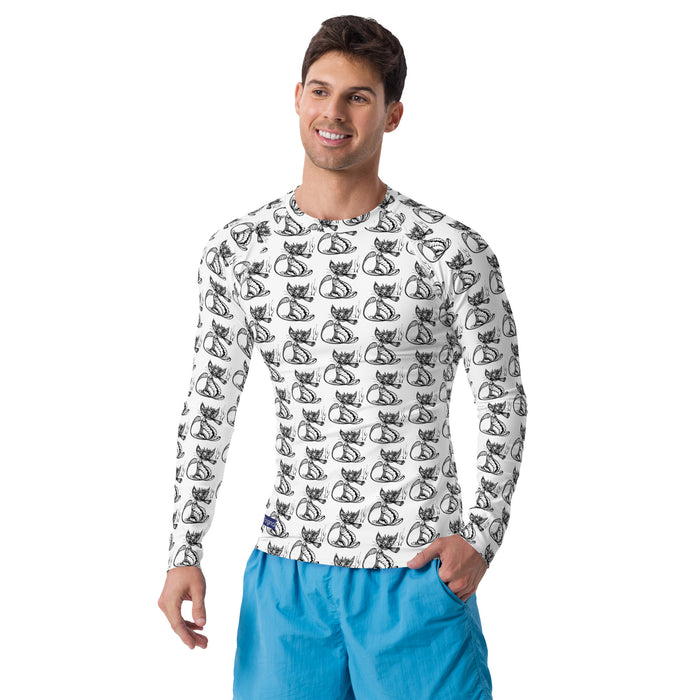 "Smoking Cat" Collection - Men's Rash Guard ZKoriginal