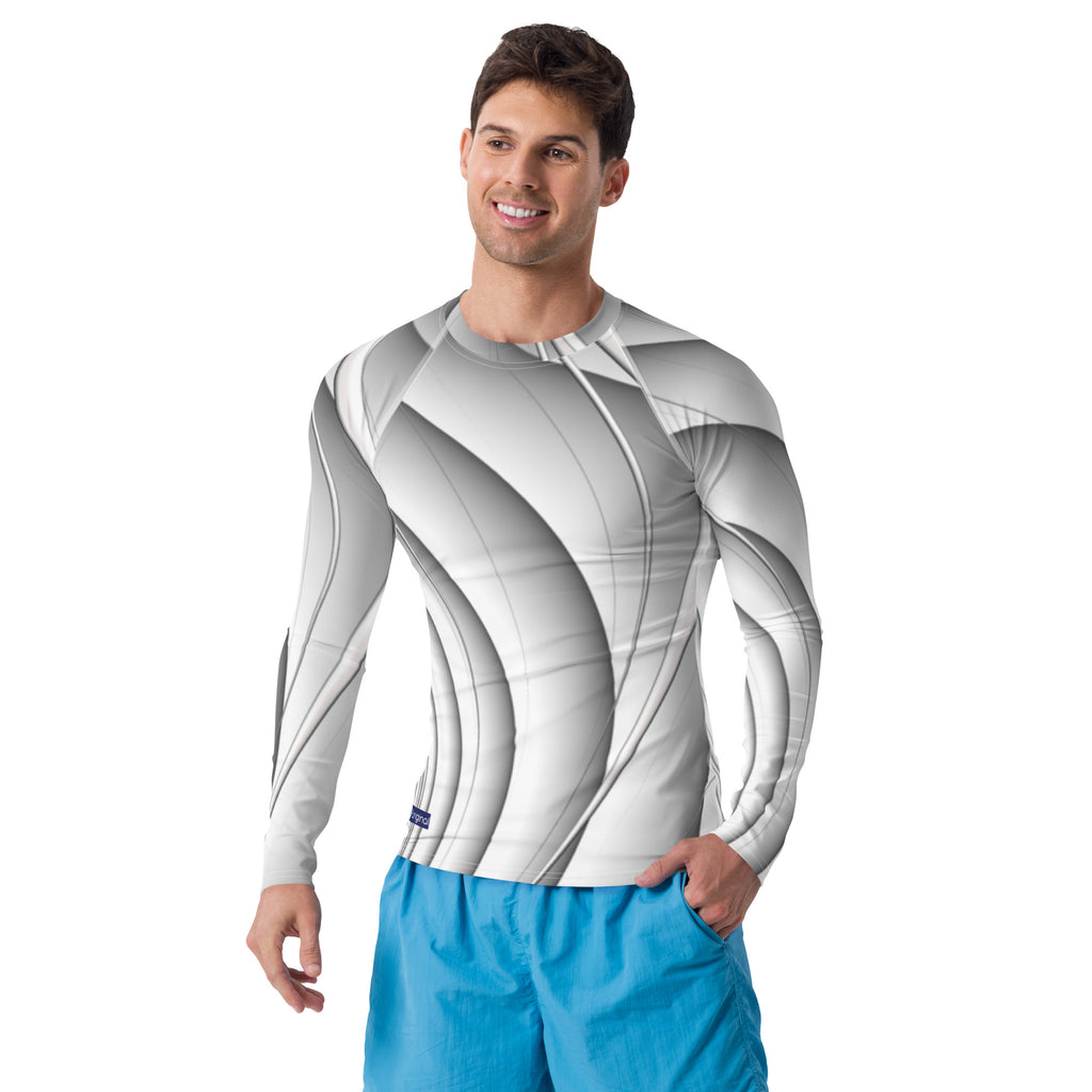 "Magnetic Wave" Collection - Men's Rash Guard ZKoriginal
