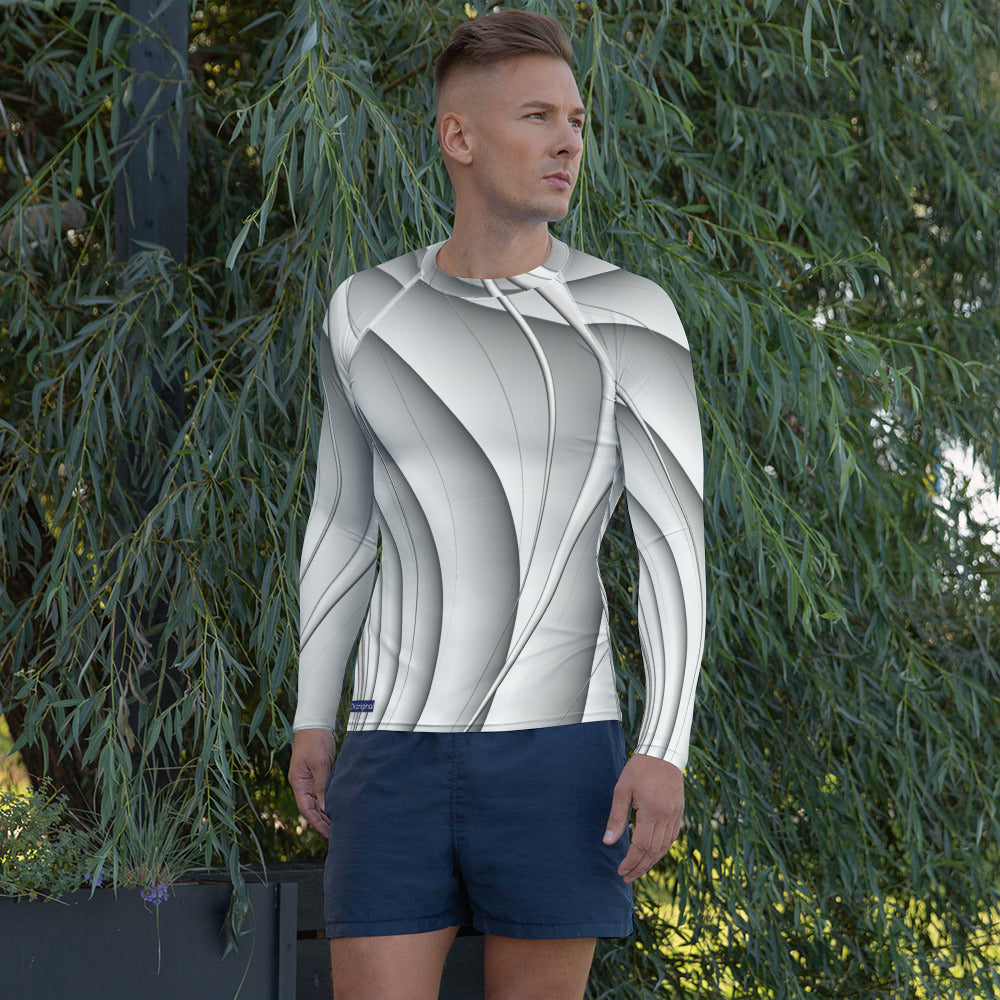 "Magnetic Wave" Collection - Men's Rash Guard ZKoriginal