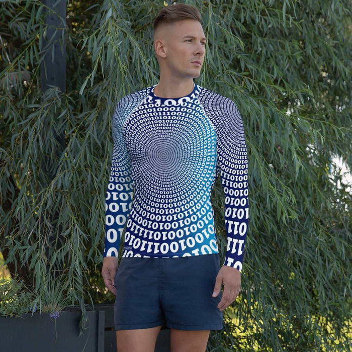 "Binary Code" Collection - Men's Rash Guard ZKoriginal