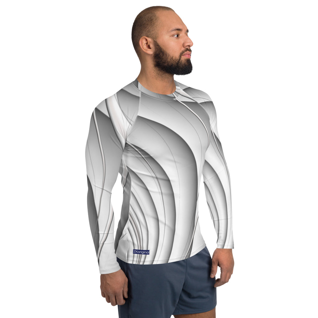 "Magnetic Wave" Collection - Men's Rash Guard ZKoriginal