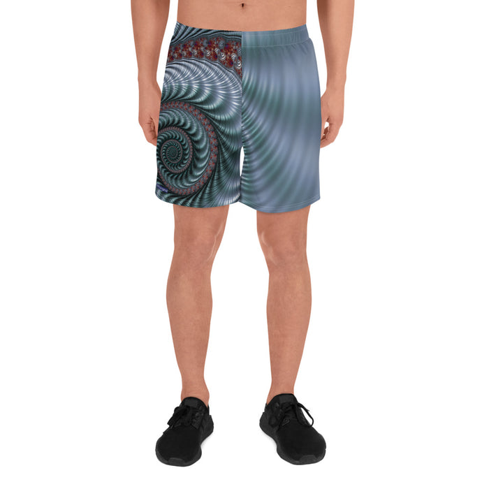 "Fractal Seashell" Collection - Men's Recycled Athletic Shorts ZKoriginal