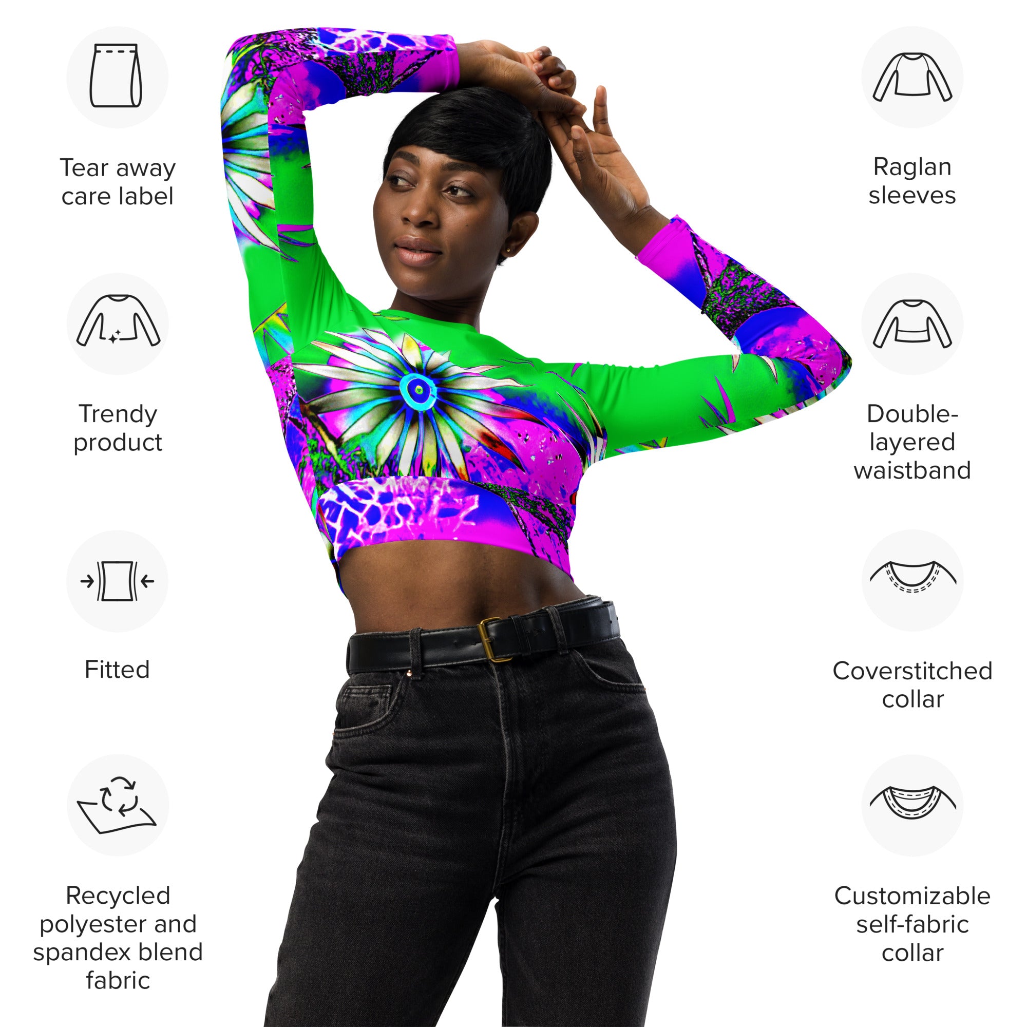 Long Sleeve Crop Top – ZKoriginal