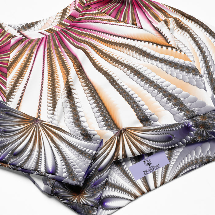 "Morning Bloom" Collection - Designer Long Sleeve Crop Top ZKoriginal