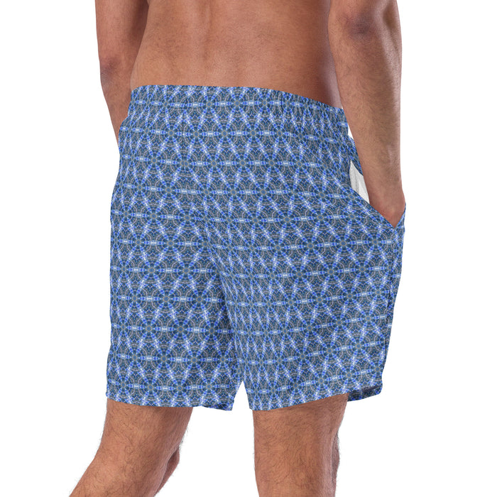 "Whirling Petals" Collection - Men's Swim Trunks