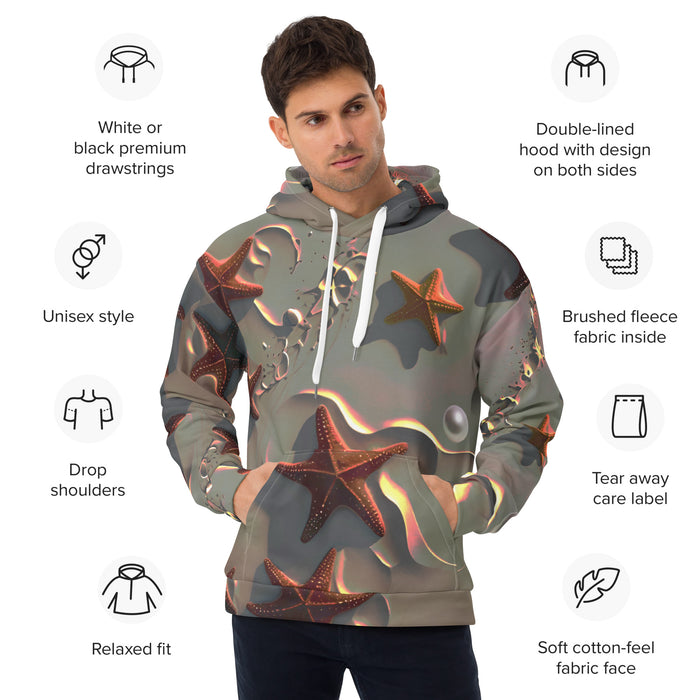 "Whispers of the Ocean" Collection - Designer Unisex Hoodie