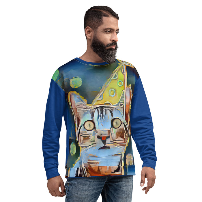 "The Canary" Collection - Cat Face Unisex Sweatshirt ZKoriginal