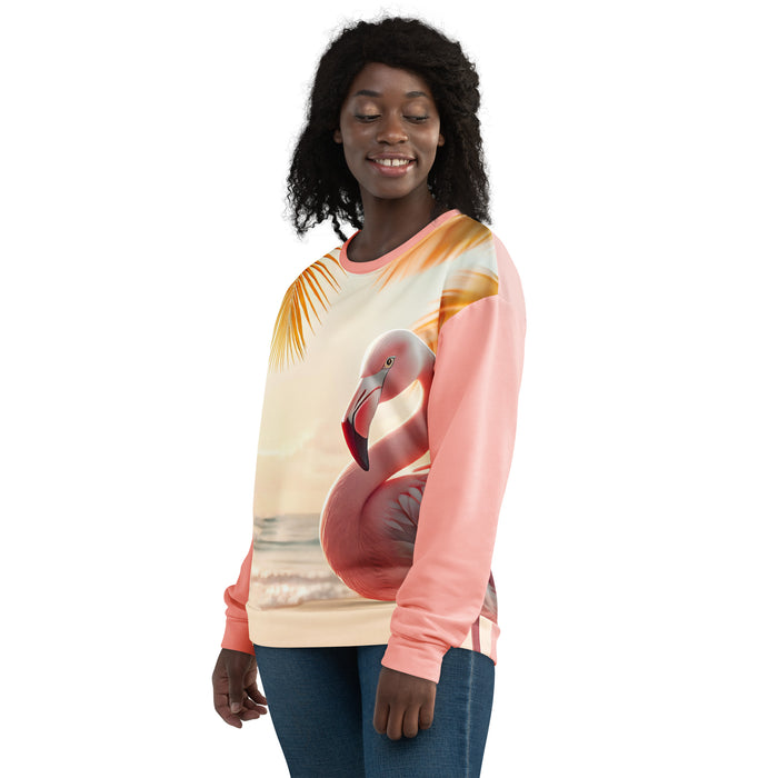 "Majestic Flamingo" Collection - Designer Unisex Sweatshirt ZKoriginal