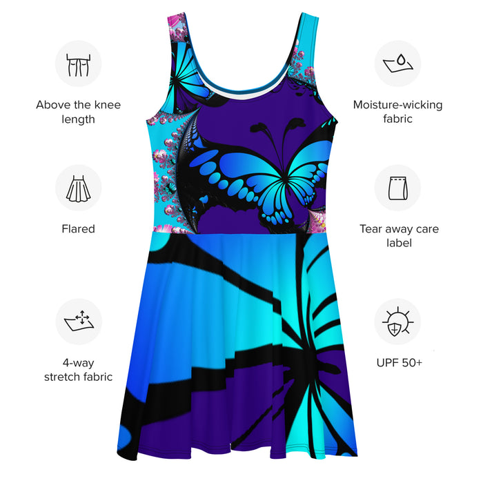 "Mystical Butterfly Bliss" Collection - Designer Skater Dress ZKoriginal