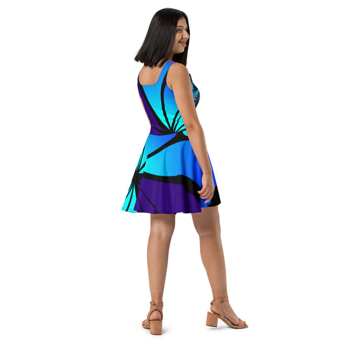 "Mystical Butterfly Bliss" Collection - Designer Skater Dress