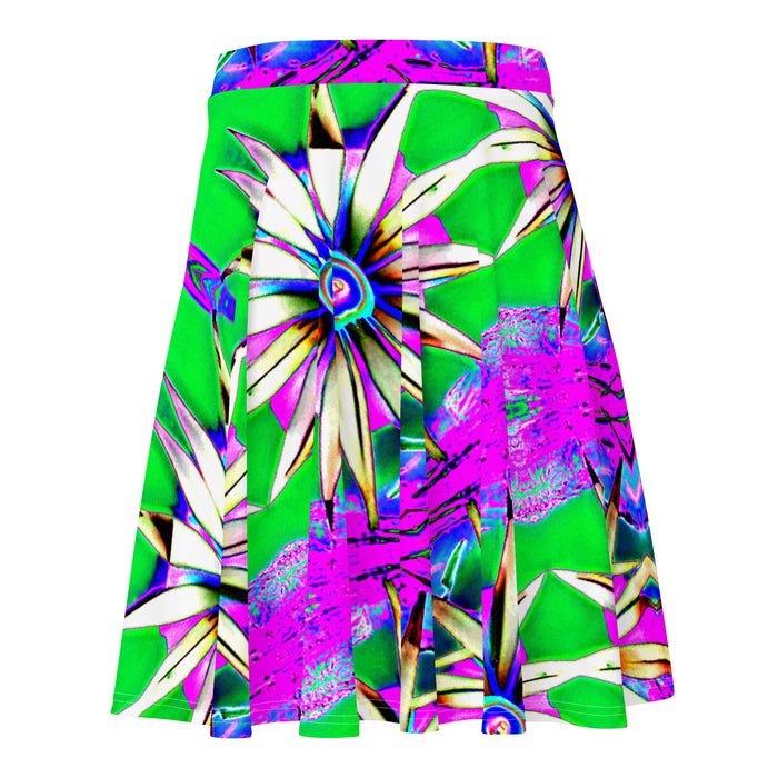 "Electric Bloom" Collection - Designer Skater Skirt