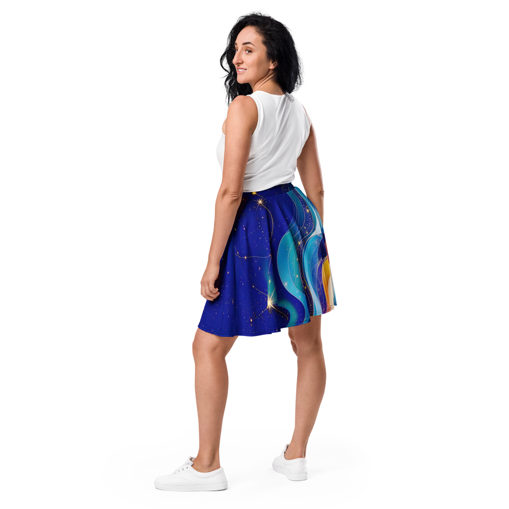 "Coral Tides" Collection - Designer Skater Skirt