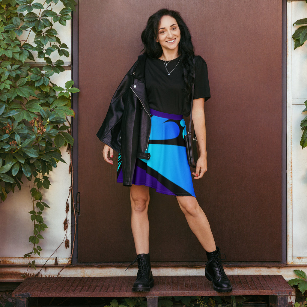 "Mystical Butterfly Bliss" Collection - Designer Skater Skirt ZKoriginal