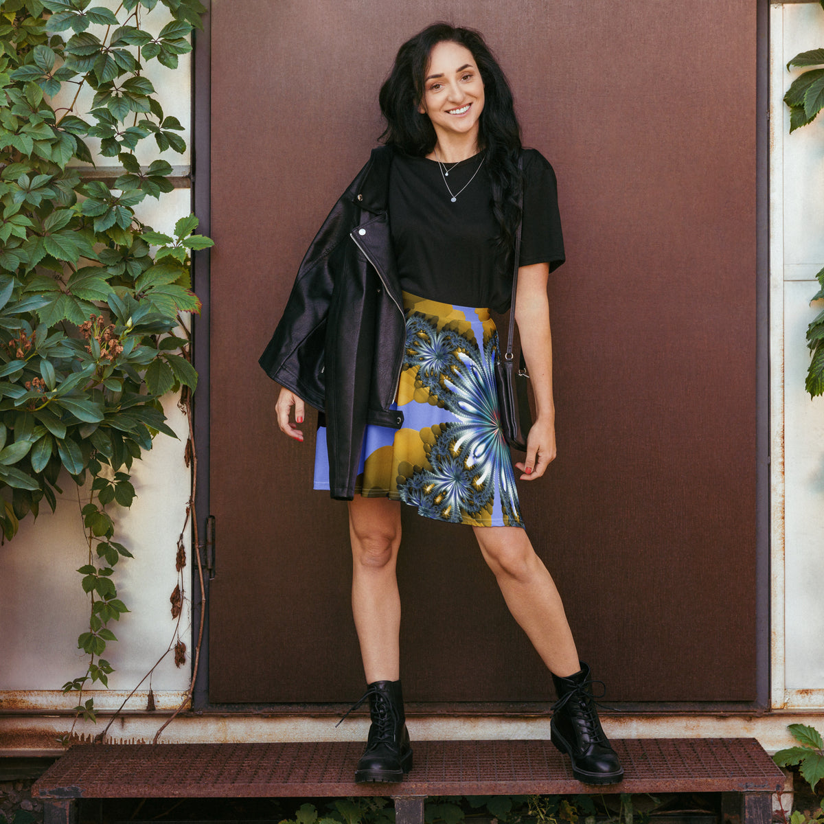 "Mystical Expansion" Collection - Designer Skater Skirt ZKoriginal