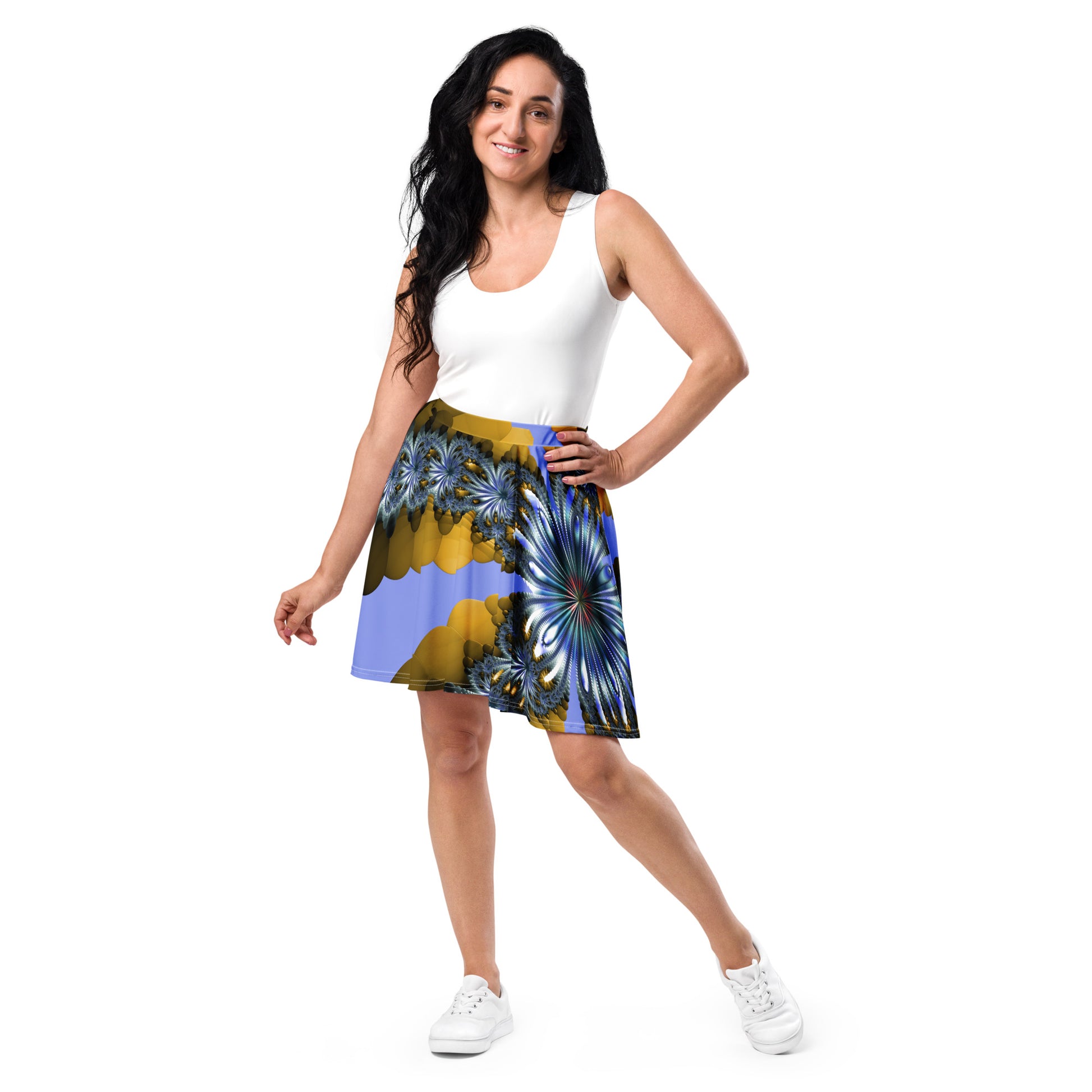 "Mystical Expansion" Collection - Designer Skater Skirt ZKoriginal