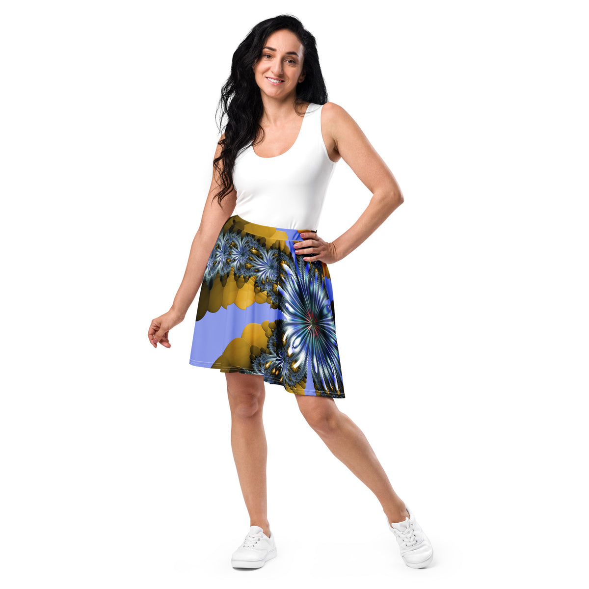 "Mystical Expansion" Collection - Designer Skater Skirt ZKoriginal