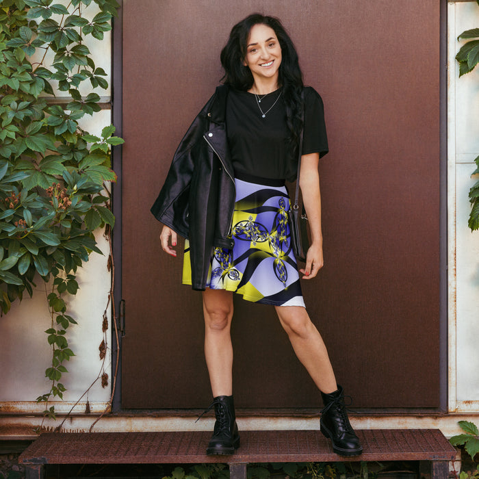 "Citrine Migration" Collection - Designer Skater Skirt ZKoriginal