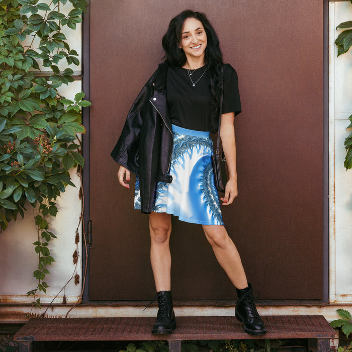 "Fractal Fern" Collection - Designer Skater Skirt