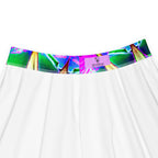 "Electric Bloom" Collection - Designer Skater Skirt
