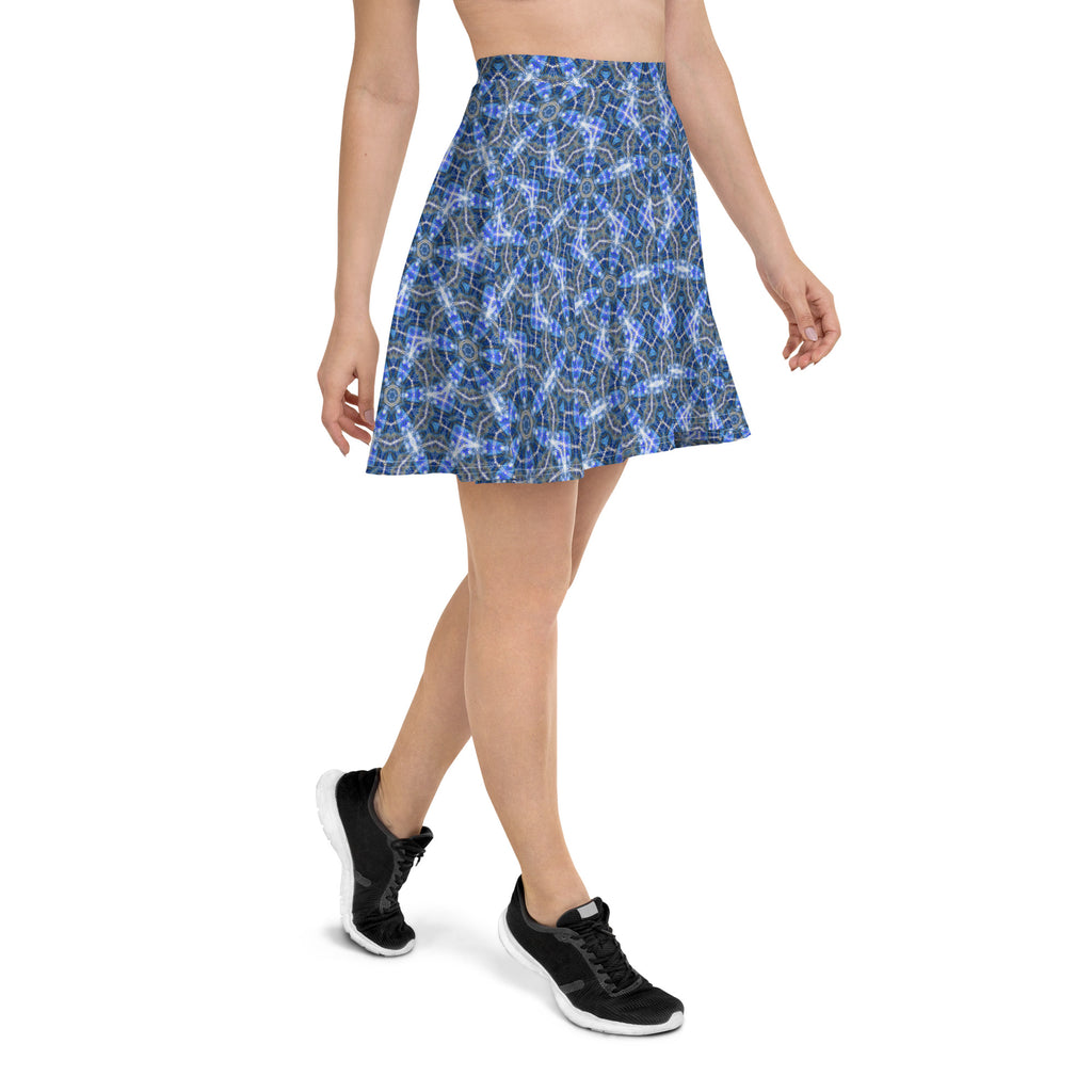 "Whirling Petals" Collection - Designer Skater Skirt