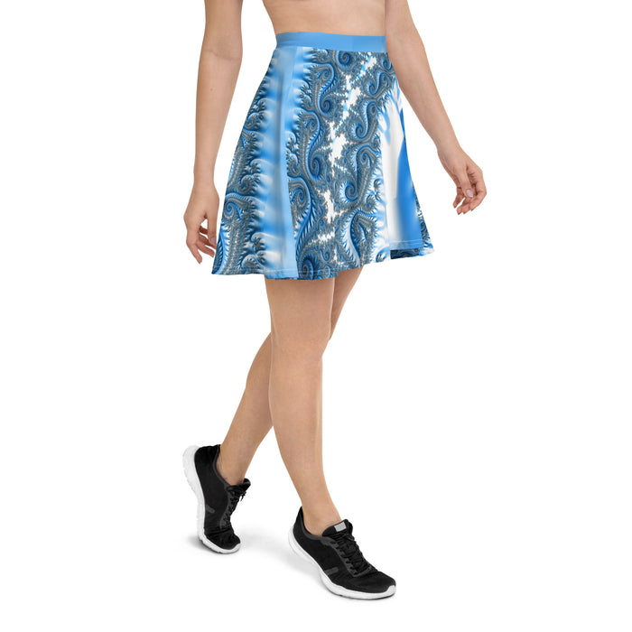 "Fractal Fern" Collection - Designer Skater Skirt