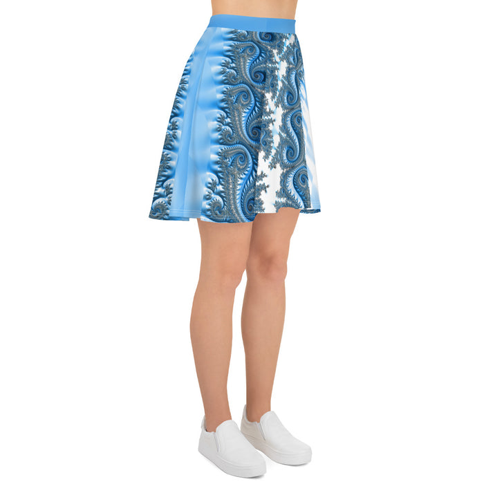 "Fractal Fern" Collection - Designer Skater Skirt