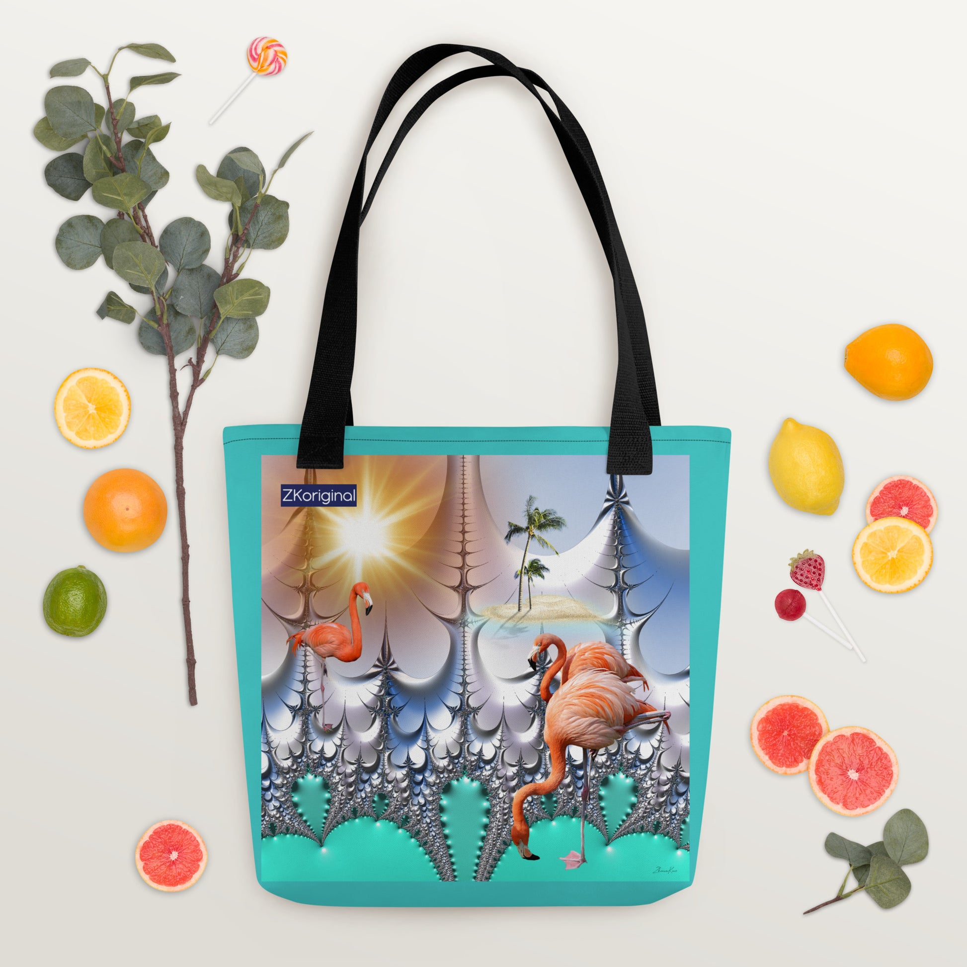 "Dreaming with Flamingos" Collection - Designer Tote bag ZKoriginal