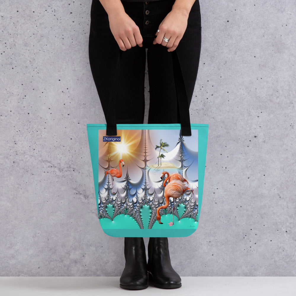 "Dreaming with Flamingos" Collection - Designer Tote bag ZKoriginal