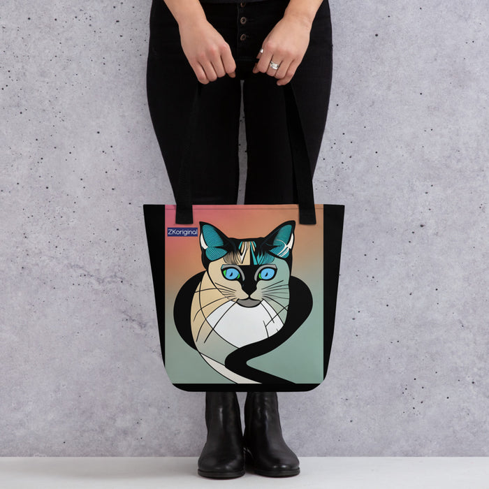 "Cat Lovers" Collection - Siamese Cat Tote bag ZKoriginal