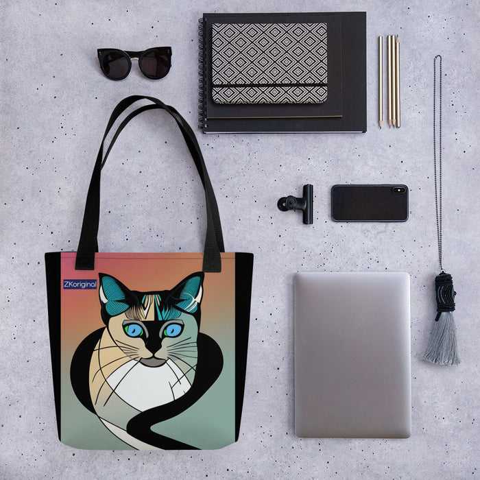 "Cat Lovers" Collection - Siamese Cat Tote bag ZKoriginal