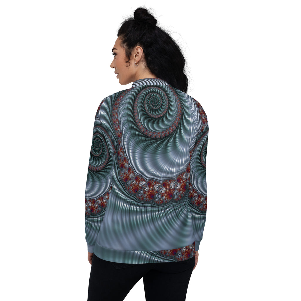 "Fractal Seashell" Collection - Unisex Bomber Jacket ZKoriginal