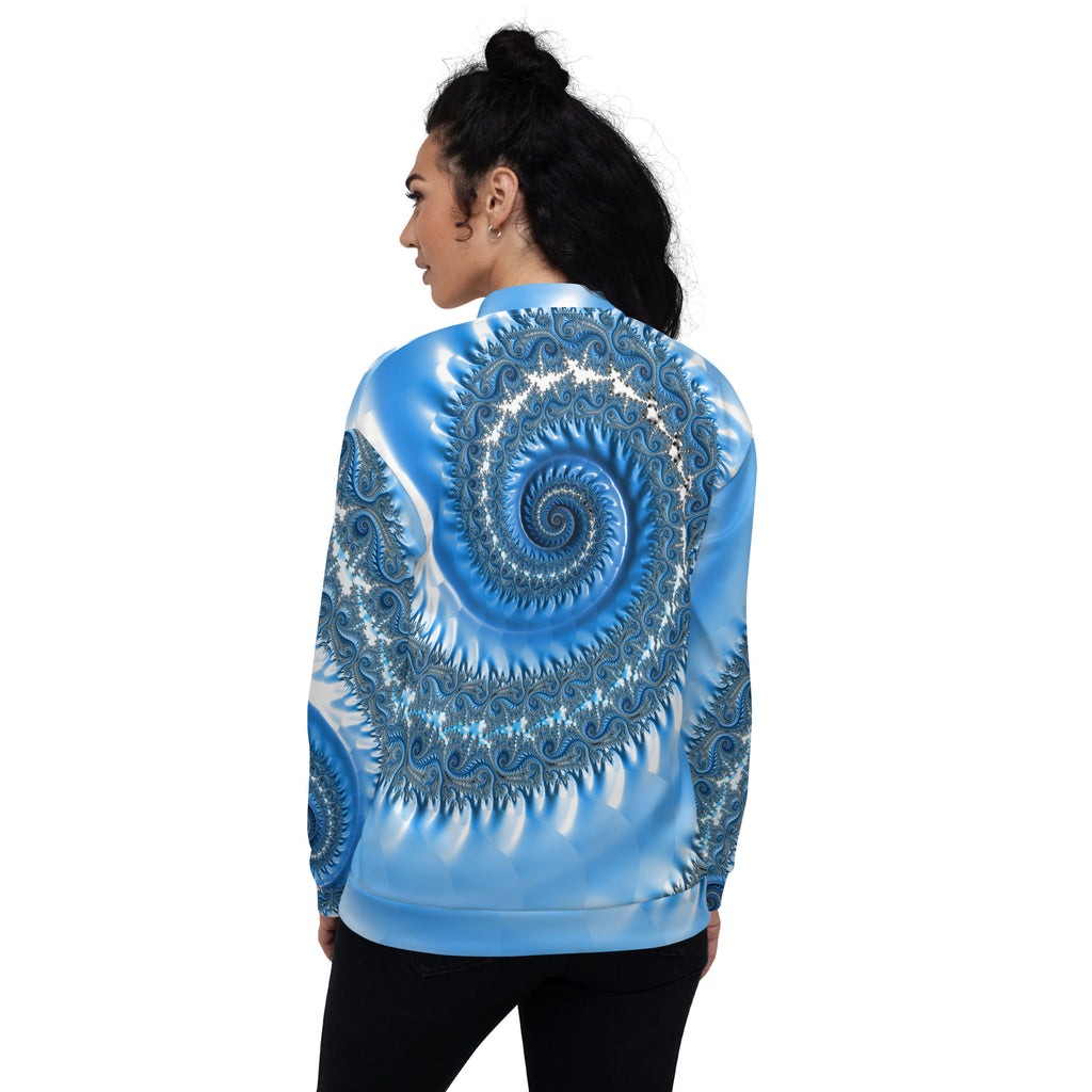 "Fractal Fern" Collection - Unisex Bomber Jacket ZKoriginal