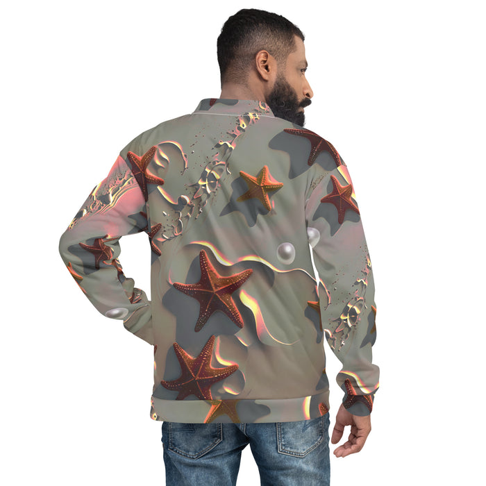 "Whispers of the Ocean" Collection - Unisex Bomber Jacket