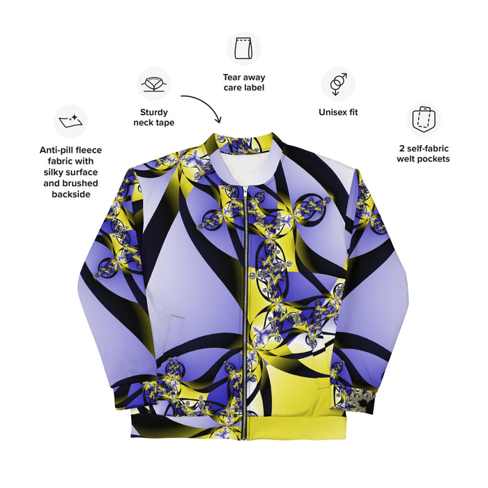 "Citrine Migration" Collection - Designer Unisex Bomber Jacket ZKoriginal