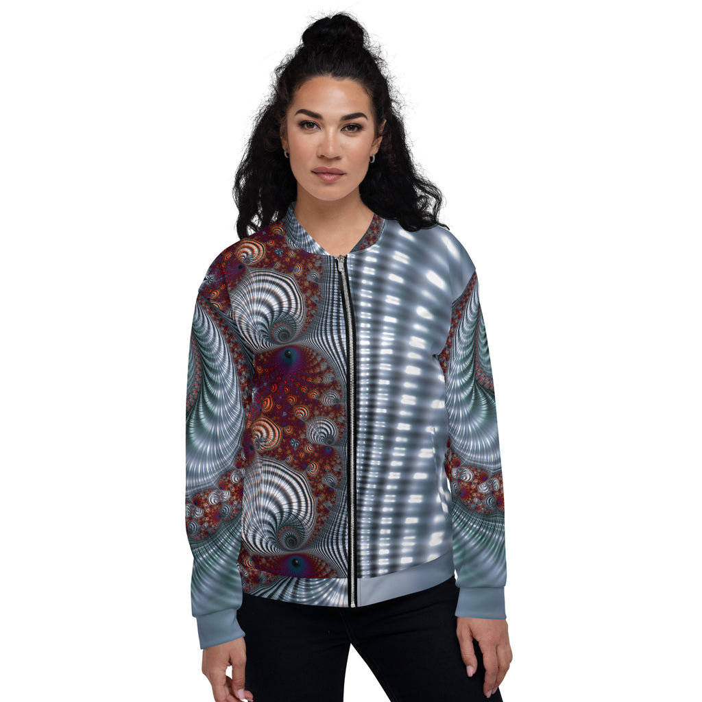"Fractal Seashell" Collection - Unisex Bomber Jacket ZKoriginal