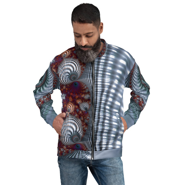 "Fractal Seashell" Collection - Unisex Bomber Jacket ZKoriginal