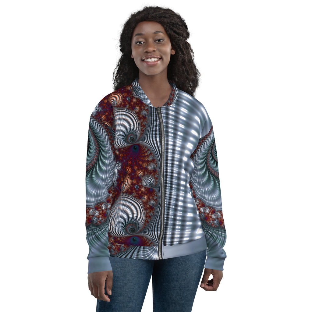 "Fractal Seashell" Collection - Unisex Bomber Jacket ZKoriginal