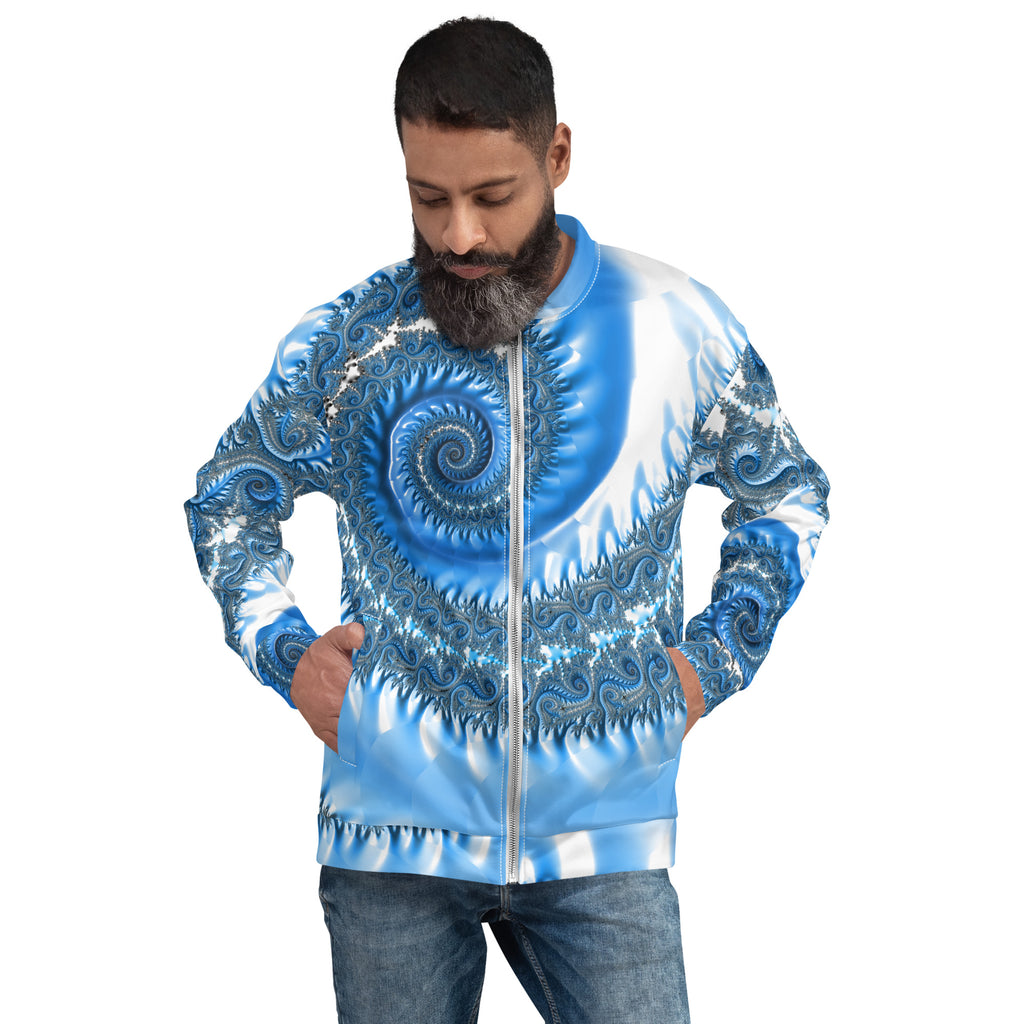 "Fractal Fern" Collection - Unisex Bomber Jacket ZKoriginal