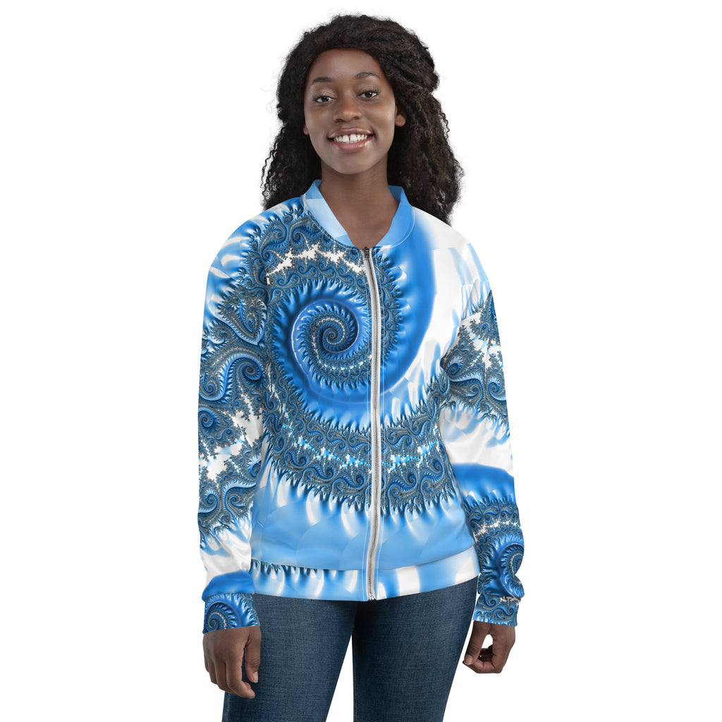 "Fractal Fern" Collection - Unisex Bomber Jacket ZKoriginal