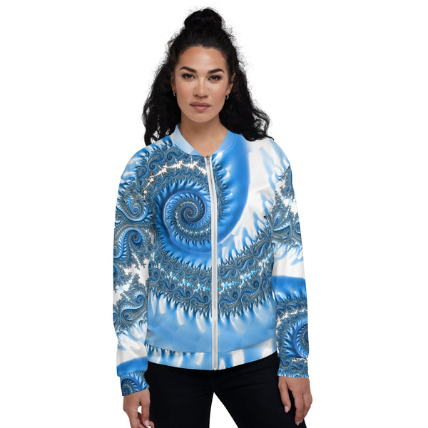 "Fractal Fern" Collection - Unisex Bomber Jacket ZKoriginal